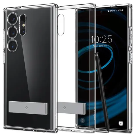 Spigen Ultra Hybrid S ochranný kryt pro Samsung Galaxy S24 Ultra čirá