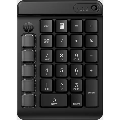 HP 435 Programmable WLBT Keypad černá / Bezdrátová numerická klávesnice / Bluetooth