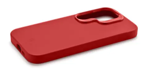 Cellularline Sensation Plus Ochranný silikonový kryt pro Samsung Galaxy S24 červená