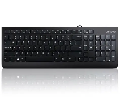 Lenovo 300 černá / Drátová klávesnice / CZ layout / 1x USB-A
