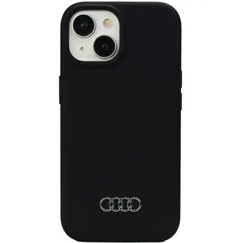 Audi Silicone Zadní Kryt pro Apple iPhone 15 Plus černá
