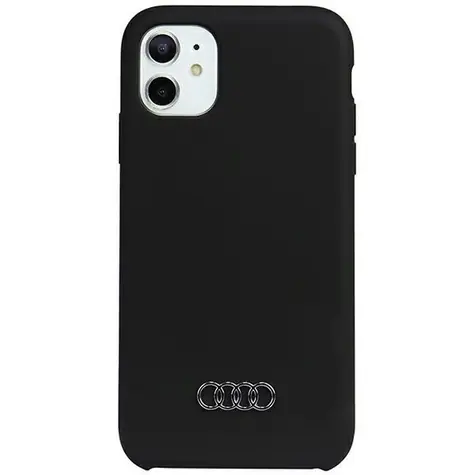 Audi Silicone Zadní Kryt pro Apple iPhone 12/12 Pro černá