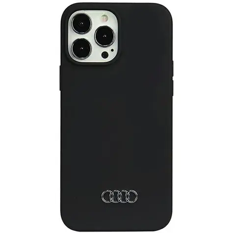 Audi Silicone Zadní Kryt pro Apple iPhone 13 Pro Max černá