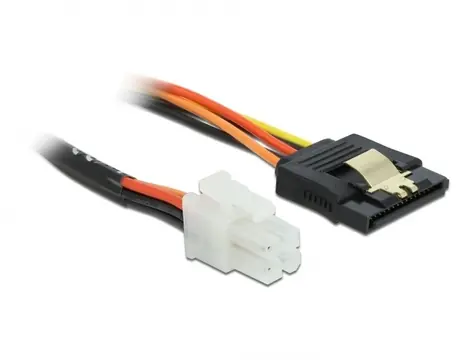 DeLock Kanel P4 (M) - SATA 15pin (F) 20cm