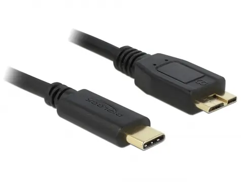 DeLock Kabel USB 3.1 C (M) - USB 3.1 Micro-B (M) 1.0m černá