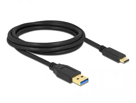 DeLock Kabel USB 3.2 Gen 2 A (M) - USB 3.2 Gen 2 C (M) 2.0m černá