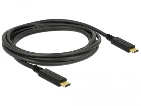 DeLock Kabel USB 3.1 Gen 1 C (M) - USB 3.1 Gen 1 C (M) 2.0m černá