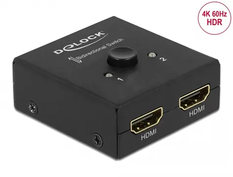 DeLock Manuální switch HDMI 1x HDMI - 2x HDMI černá
