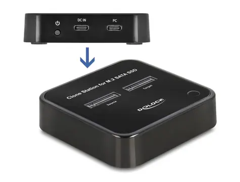 DeLock Dokovací stanice pro 2x M.2 SSD černá