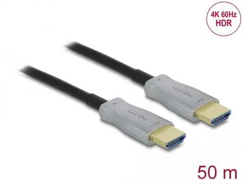 DeLock Kabel aktivní HDMI (M) - HDMI (M) 50m černá