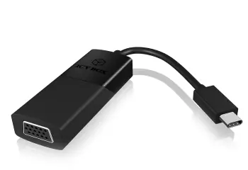 Icy Box IB-AC533-C Adaptér USB 3.1 Type C (M) - VGA (F) černá