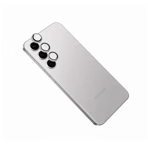FIXED Camera Glass Ochranná skla čoček fotoaparátů pro Samsung Galaxy A55 5G stříbrná