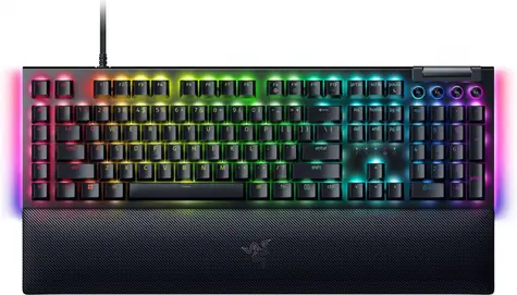 Razer BlackWidow V4 Yellow Switch US černá / Herní klávesnice / mechanická / Razer yellow / RGB / USB / US Layout