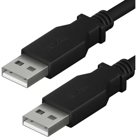 YENKEE YCU 012 BK Kabel USB-A 2.0 (M) - USB-A 2.0 (M) 1.5m černá 