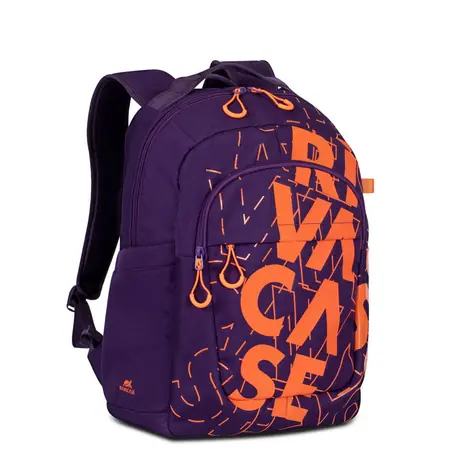 Riva Case 5430 fialová / batoh na notebook 15.6  s kontrastním potiskem / objem 30l