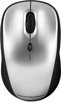 MODECOM MC-WM6 šedá / Bezdrátová myš / optická / 1600 DPI / 3 tlačítka / 2.4GHz 