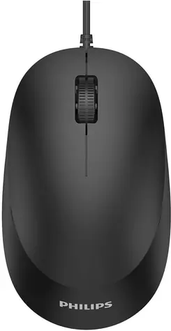 Philips SPK7207 černá / Drátová myš / optická / 1600 DPI / 3 tlačítka / USB 