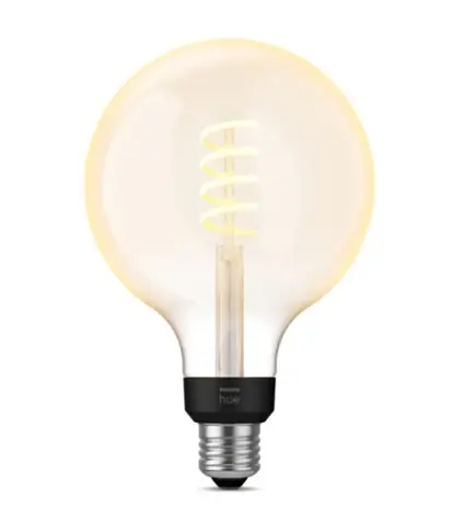 Philips Hue G125 E27 7W / chytrá LED žárovka / 550 lm / 2200-4500 k / stmívatelná
