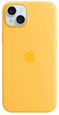 Apple Silikonový kryt s MagSafe pro iPhone 15 Plus paprskově žlutá