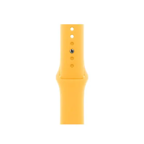 Apple Watch Sport Band 45mm (S/M) paprskově žlutá / Sportovní pásek pro Apple Watch / 140-190mm