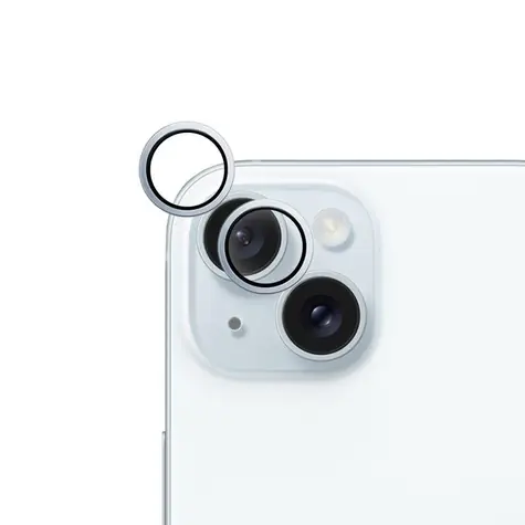 Epico ochranné sklo zadního fotoaparátu pro Apple iPhone 15/15 Plus světle-modrá