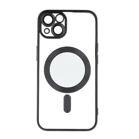 CPA Mag Color Chrome Silikonové TPU pouzdro pro iPhone 15 Pro Max černá