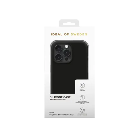 Ideal Of Sweden Silikonový ochranný kryt s Magsafe pro Apple iPhone 15 Pro Max černá