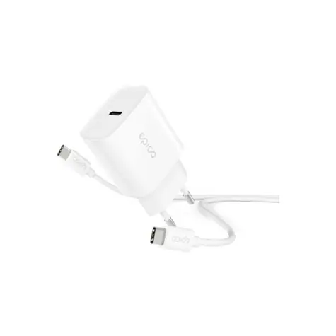 Epico USB-C nabíječka 20W PD bílá / 1x USB-C