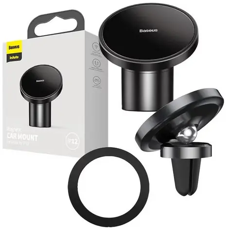 Baseus Neogravity Magnetický držák na mobil do auta černá / do ventilační mřížky