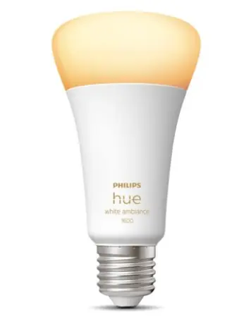 Philips Hue White Ambiance 1600 E27 13W / chytrá LED žárovka / 1521 lm / 6500 k / stmívatelná