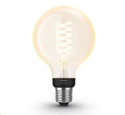 Philips Hue White Filament Globe G93 DIM E27 7W / chytrá LED žárovka / 530 lm / 2100 k / IP20 / stmívatelná