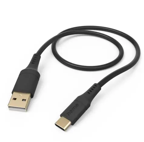 Hama 201570 Kabel USB-A 2.0 (M) - USB-C (M) 1.5m černá