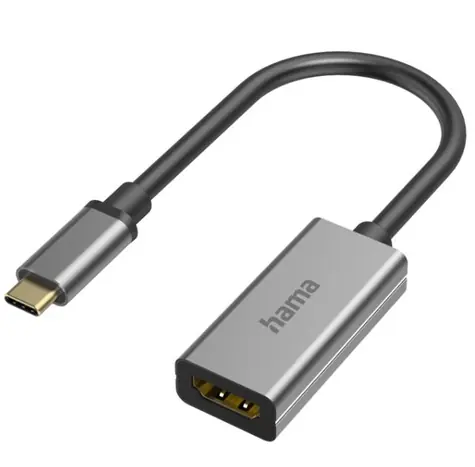 Hama 200303 Redukce USB-C (M) - HDMI (F) stříbrná