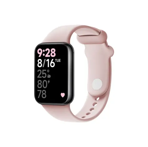 FIXED Silikonový řemínek Silicone Strap pro Xiaomi Smart Band 8 Pro růžová
