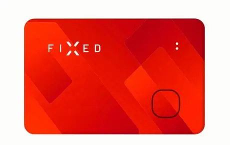 FIXED Smart tracker Tag Card s podporou Find My bezdrátové nabíjení oranžová