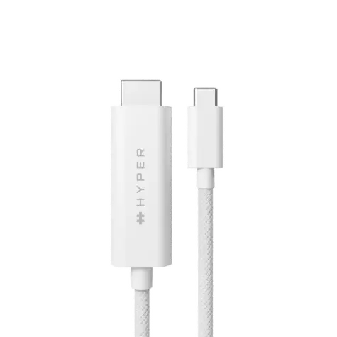Hyper Kabel 4K USB-C (M) - HDMI (M) 2.5 m bílá