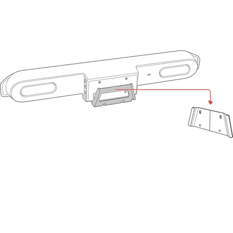 Poly Studio X52 Wall Mount / Montáž na stěnu / pro Poly Studio X52