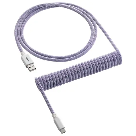 CableMod Classic Coiled Keyboard Cable USB-C - USB-A 1.5m Rum Raisin / Kabel pro klávesnici
