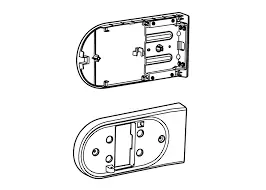 Poly TC10 White Glass Mount / Montáž na sklo / pro Poly TC10 