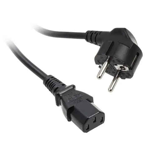 Kolink Síťový kabel SchuKo do zástrčky IEC C13 - 1.8 m (V2) černá