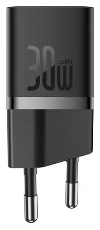 Baseus GaN5 Mini 30W EU Rychlonabíječka černá / 30W / 1x USB-C