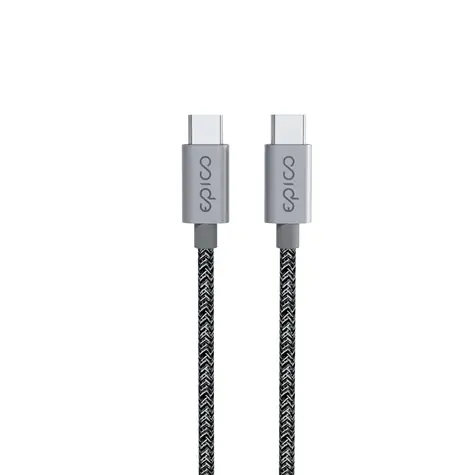 Epico Datový opletený kabel USB-C 240W 2m šedá / 2x USB-C(M)