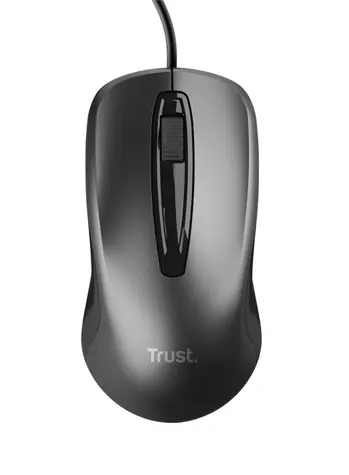 Trust BASICS černá / Myš / optická / 1200 DPI / 3 tlačítka / USB-A