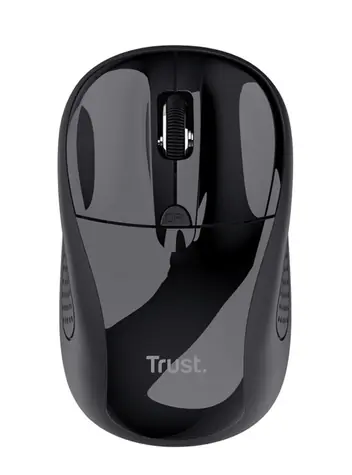 Trust BASICS Wireless černá / Bezdrátová myš / optická / 1600 DPI / 3 tlačítka / RF 2.4GHz