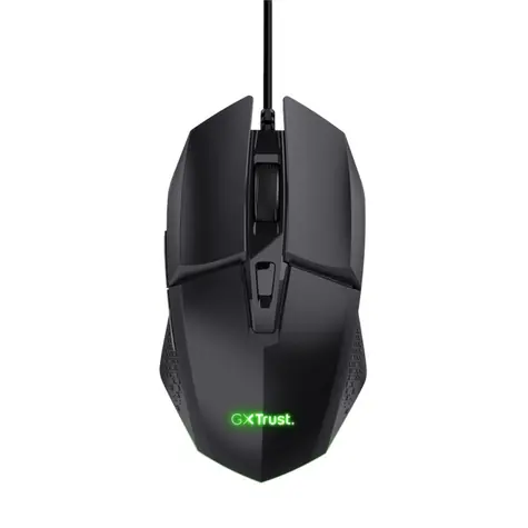 Trust GTX 109 Felox černá / Herní myš / optická / 6400 DPI / 6 tlačítek / USB-A 