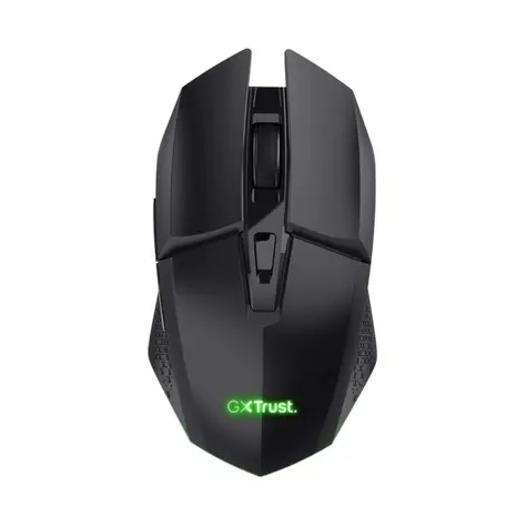 Trust GXT 110 Felox černá / Bezdrátová herní myš / optická / 4800 DPI / 6 tlačítek / RF 2.4GHz  