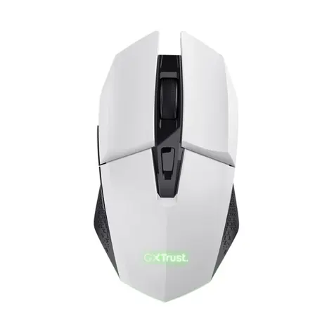 Trust GXT 110 Felox bílá / Bezdrátová herní myš / optická / 4800 DPI / 6 tlačítek / RF 2.4GHz  