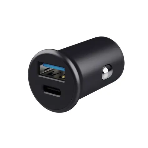 Trust Fast 38W PD černá / Nabíječka do auta / 38W / 1x USB-A / 1x USB-C