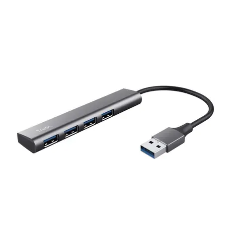 Trust Halyx USB-A šedá / USB hub / 4x USB 3.2 Gen 1