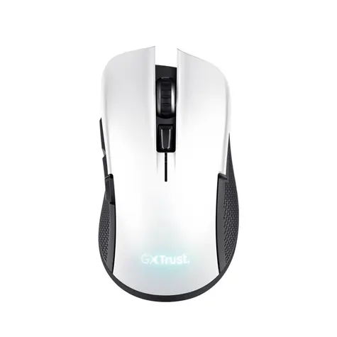 Trust GXT 923 YBAR bílá / Bezdrátová herní myš / optická / 7200 DPI / 6 tlačítek / RF 2.4GHz   